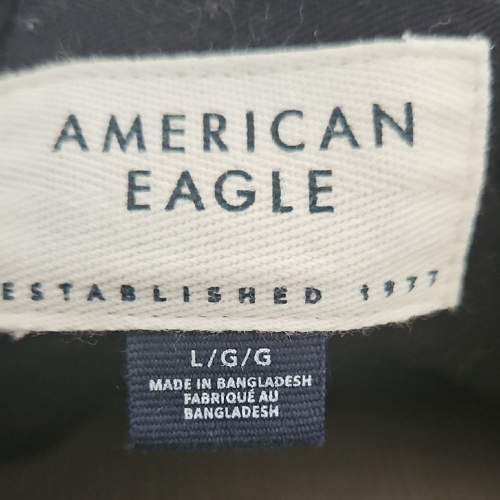 American Eagle Outfitters Black and Tan Plaid Shirt - Picture 2 of 16